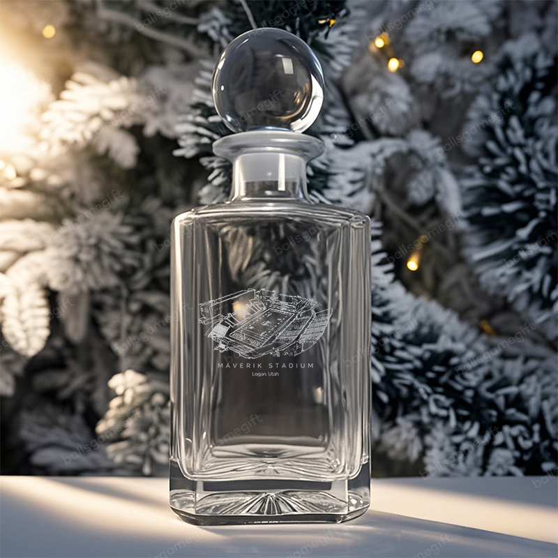 Maverik Stadium-College football,Whiskey Bottles-Gifts For Sports Lovers