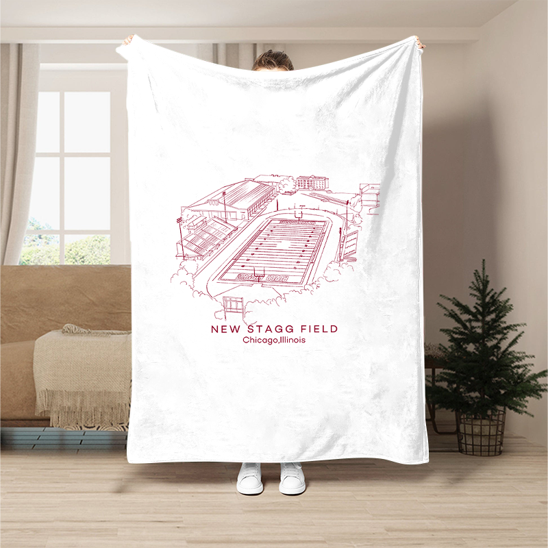 Stagg Field- Chicago Maroons football,College Football Blanket