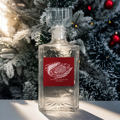 Nippert Stadium-Cincinnati Bearcats football,Whiskey Bottles-Gifts For Sports Lovers
