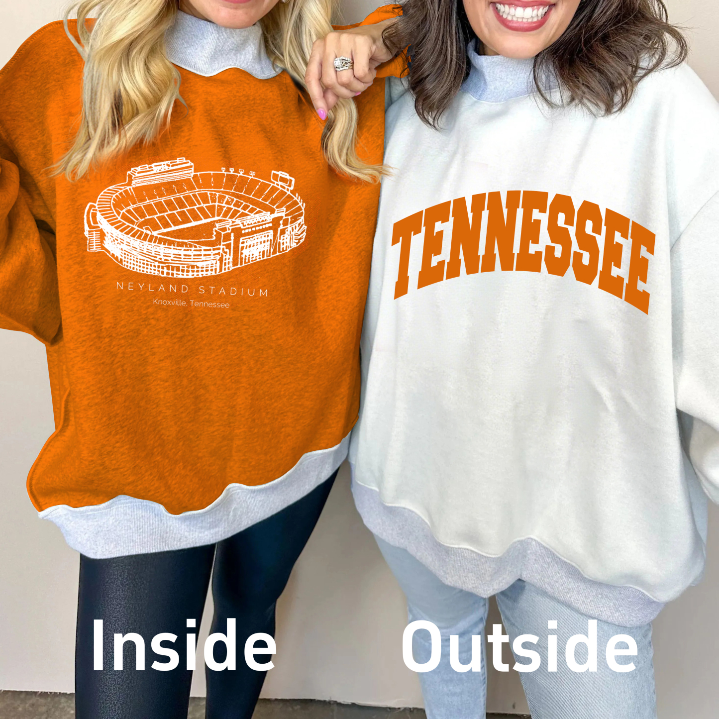 Neyland Stadium Game Day Mock Neck Reversible Sweatshirt