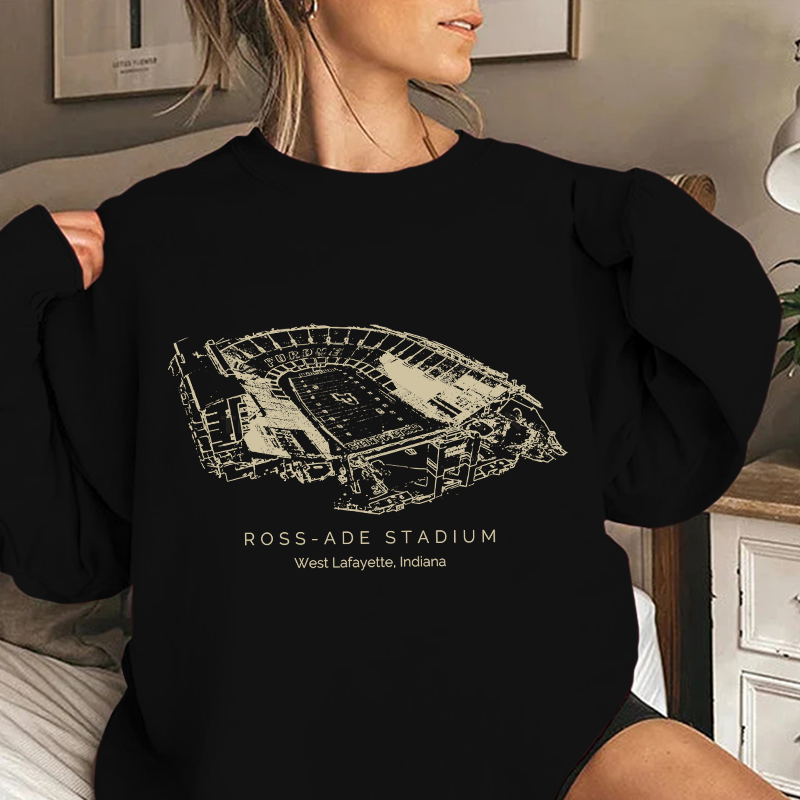 Purdue University Ross–Ade Stadium Unisex Crewneck Sweatshirt