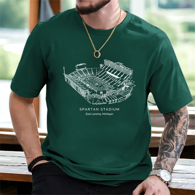 Michigan State Stadium Unisex Crewneck Sweatshirt