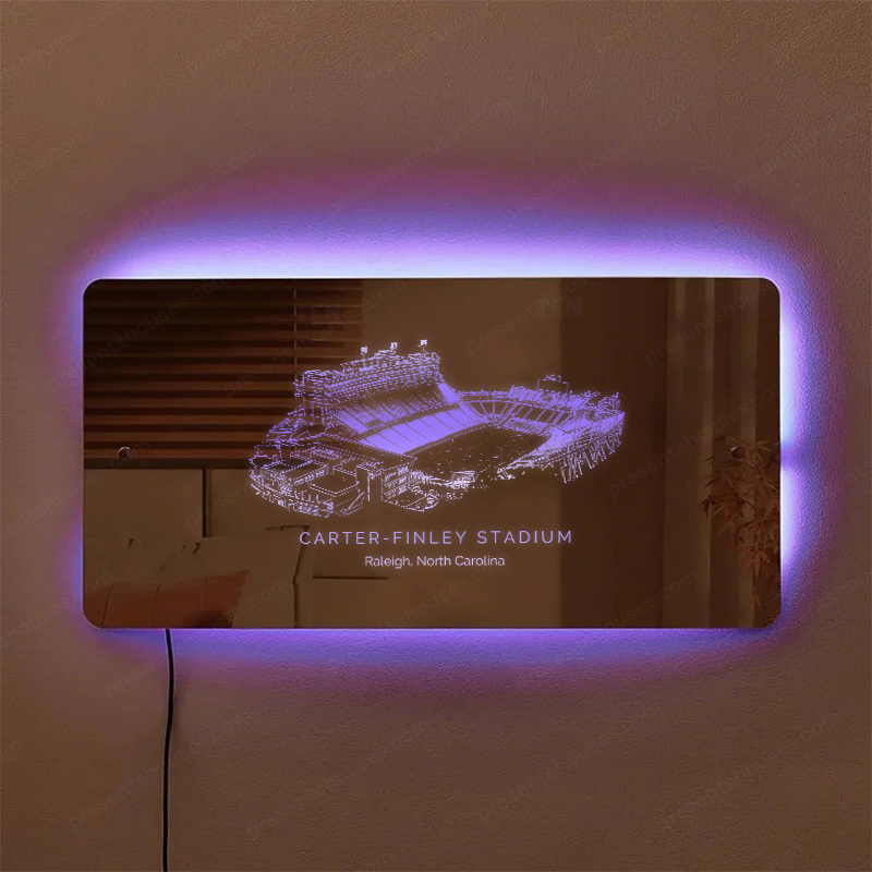 Carter–Finley Stadium Mirror Light-Gifts For Sports Lovers