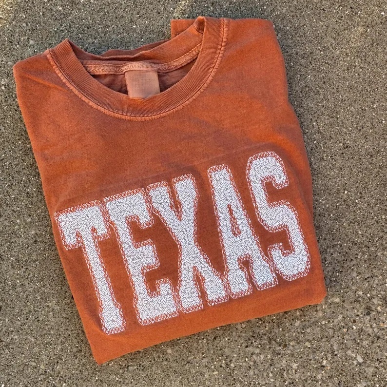 Personalized Sequin Applique gameday sweatshirt