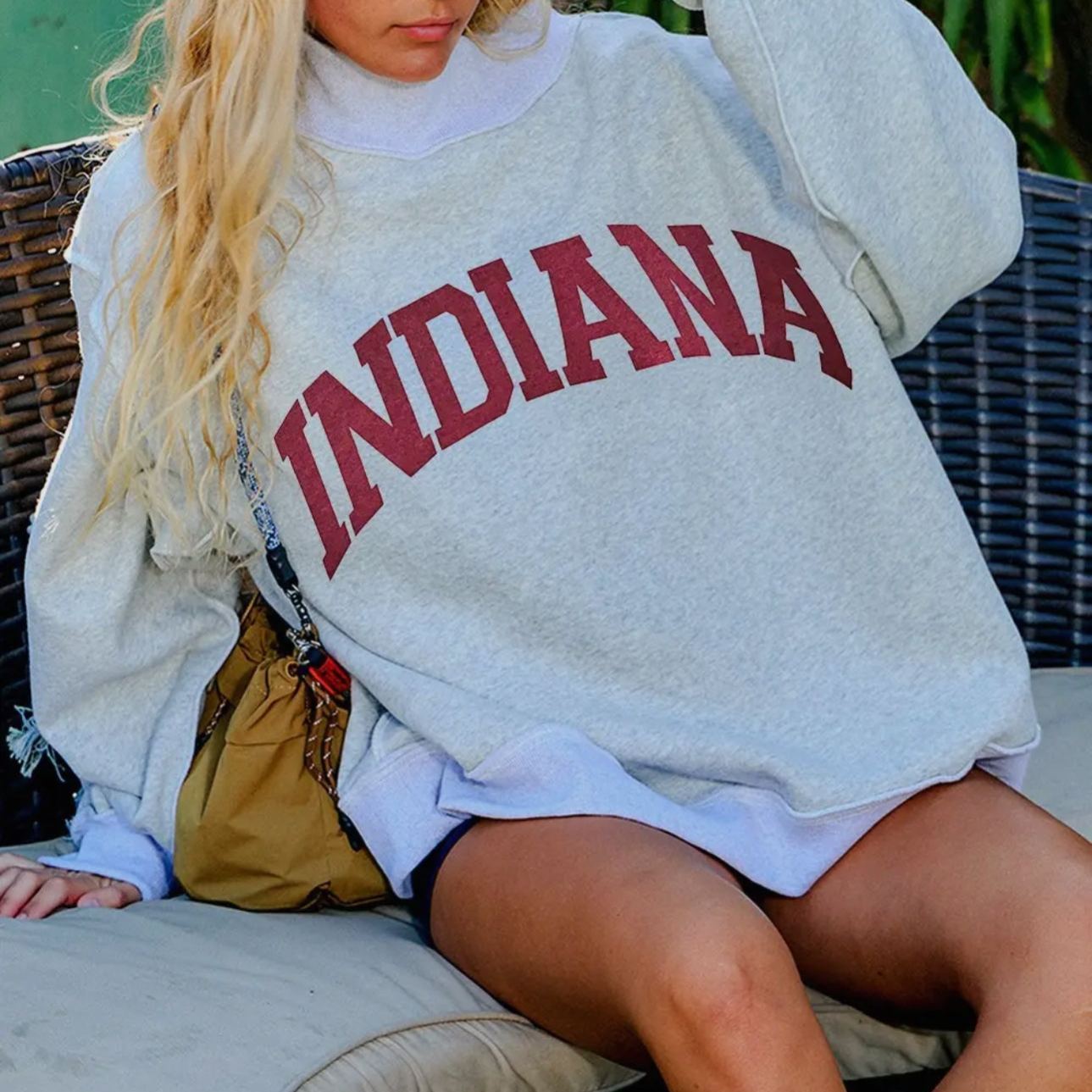 Indiana/IN Reversible Mockneck