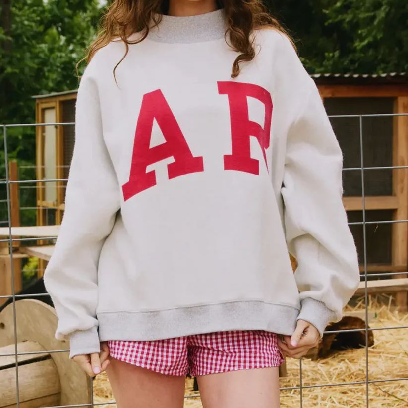 Arkansas/AR Reversible Mockneck