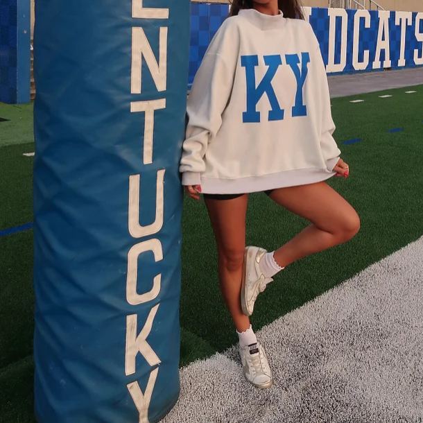 Personalized Team Kentucky/KY Reversible Mockneck