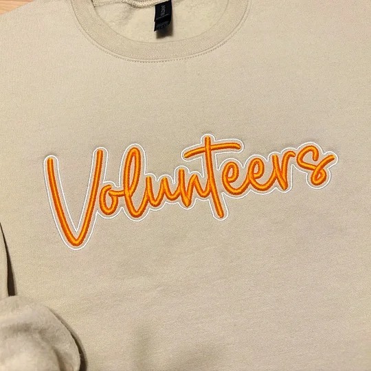 Custom 3D PUFF Embroidery Team Sweatshirt, School Spirit Wear, School Mascot