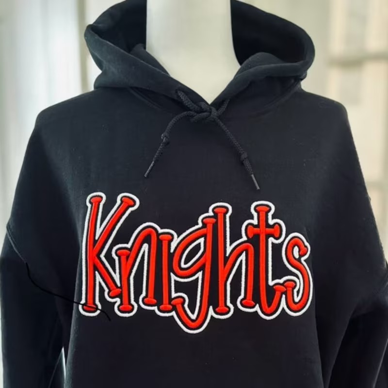 Custom 3D PUFF Embroidery Team Sweatshirt