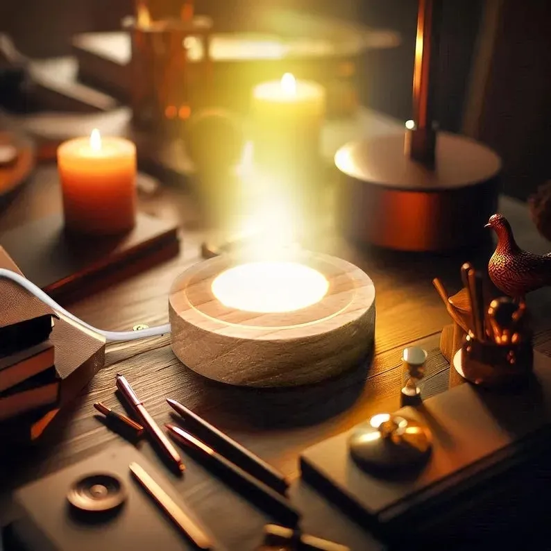 Allegacy Federal Credit Union Stadium 3D Spherical Crystal Ball Lamp