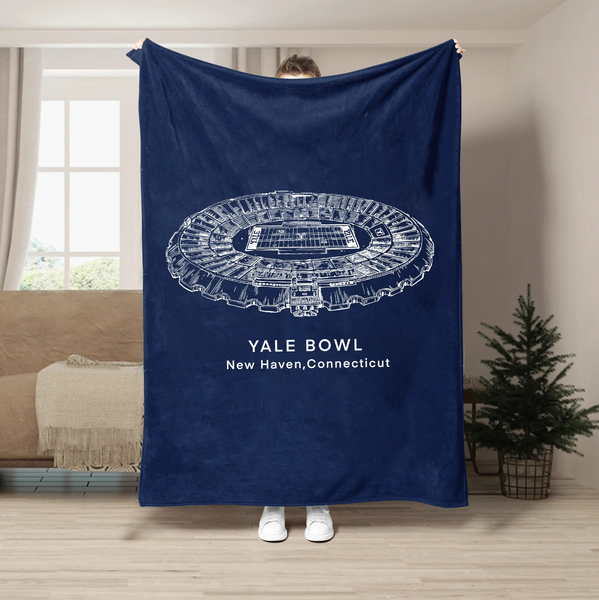 Yale Bowl Stadium - Yale Bulldogs football, College Football Blanket