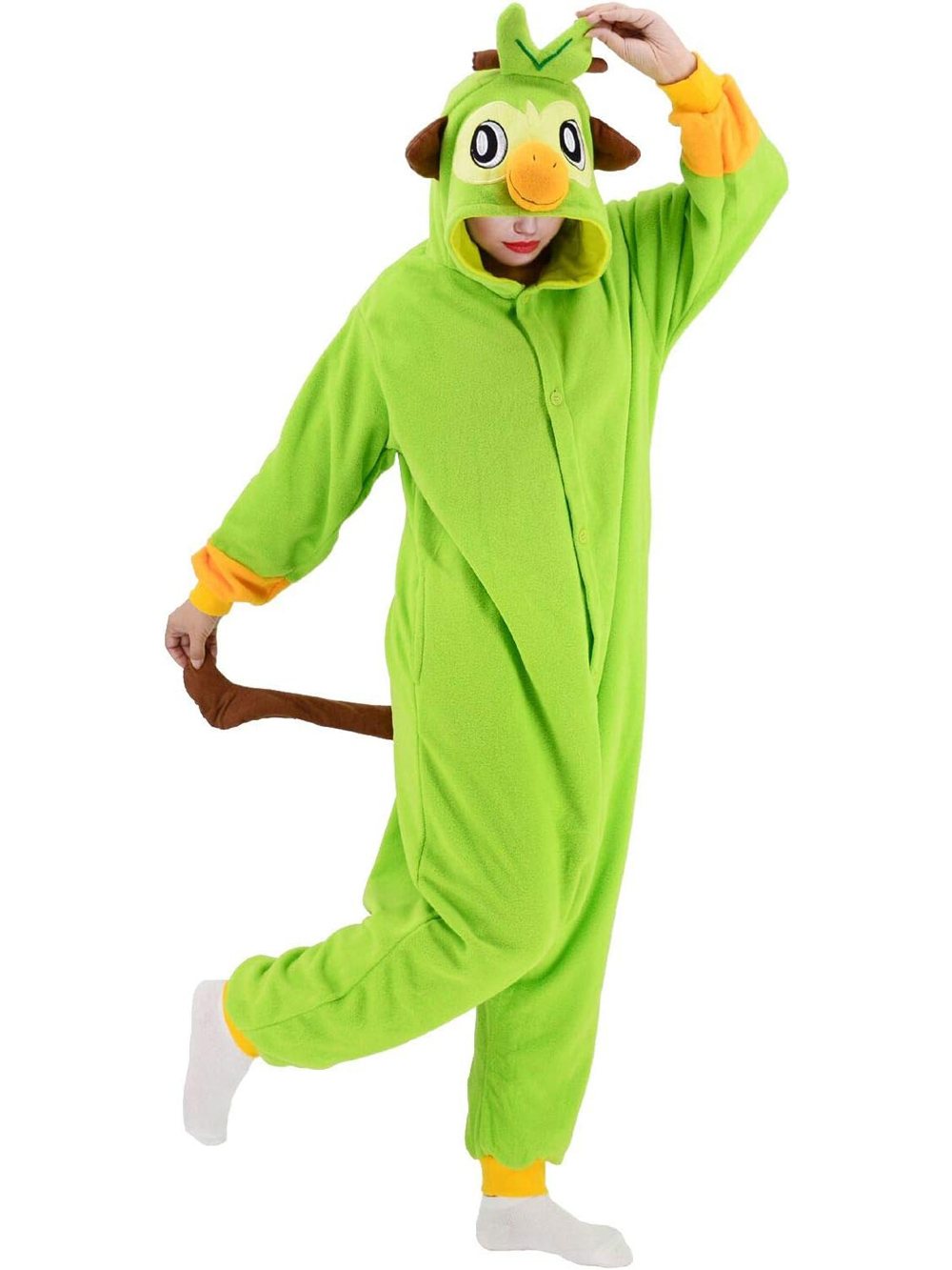 Grookey Kigurumi Onesies Anime Pokemon Pajamas Pyjamas Halloween Costume
