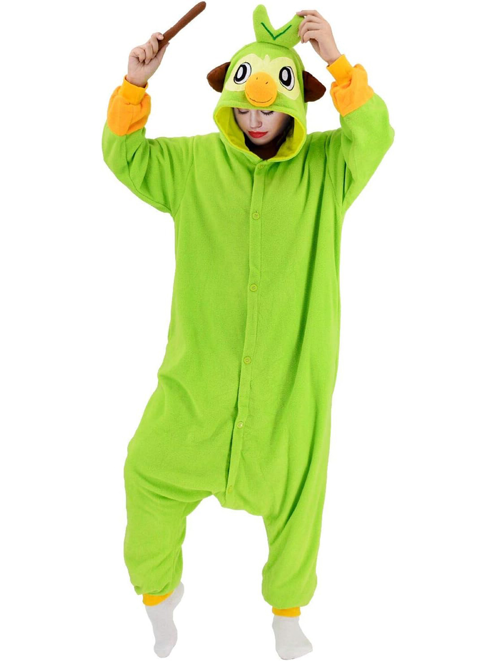 Grookey Kigurumi Onesies Anime Pokemon Pajamas Pyjamas Halloween Costume