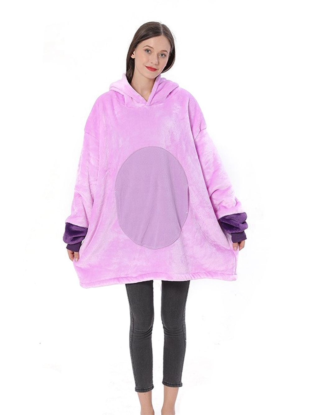 Pokémon Sylveon Keep Warm Costume Cartoon Hoodie Lazy TV Blanket