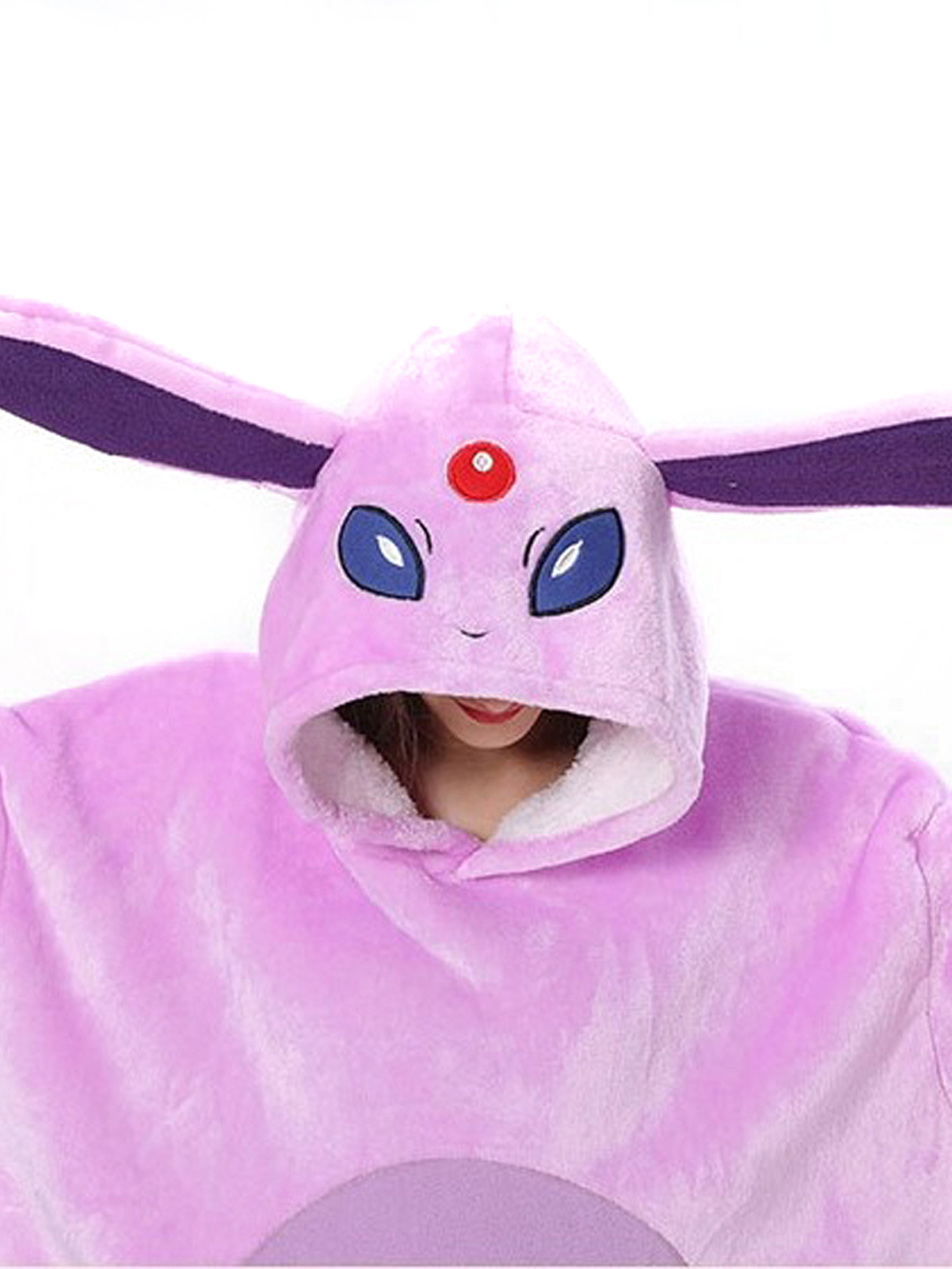 Pokémon Sylveon Keep Warm Costume Cartoon Hoodie Lazy TV Blanket