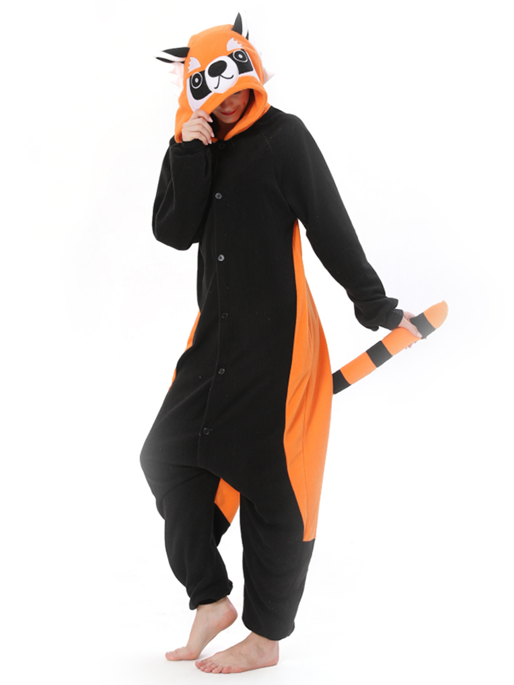Raccoon Kigurumi Onesies pajamas animal Costume For Adult