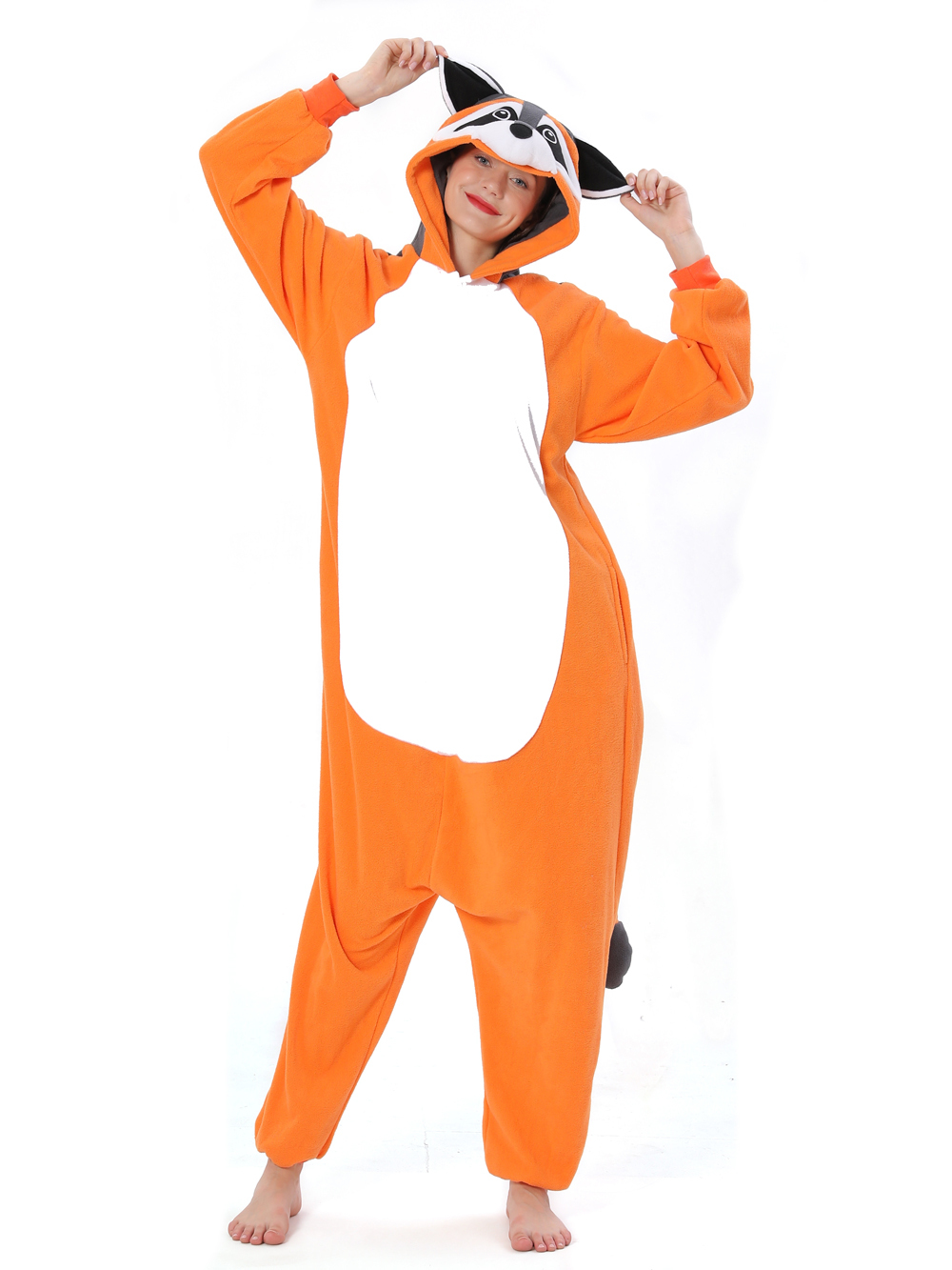Raccoon Kigurumi Onesies pajamas animal Costume For Adult