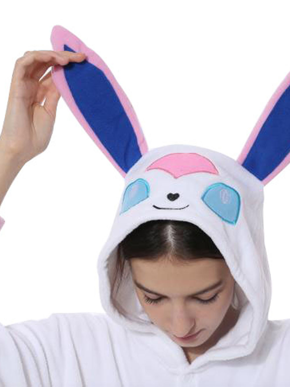 Pokemon Eevee Sylveon Kigurumi Onesie for Adults