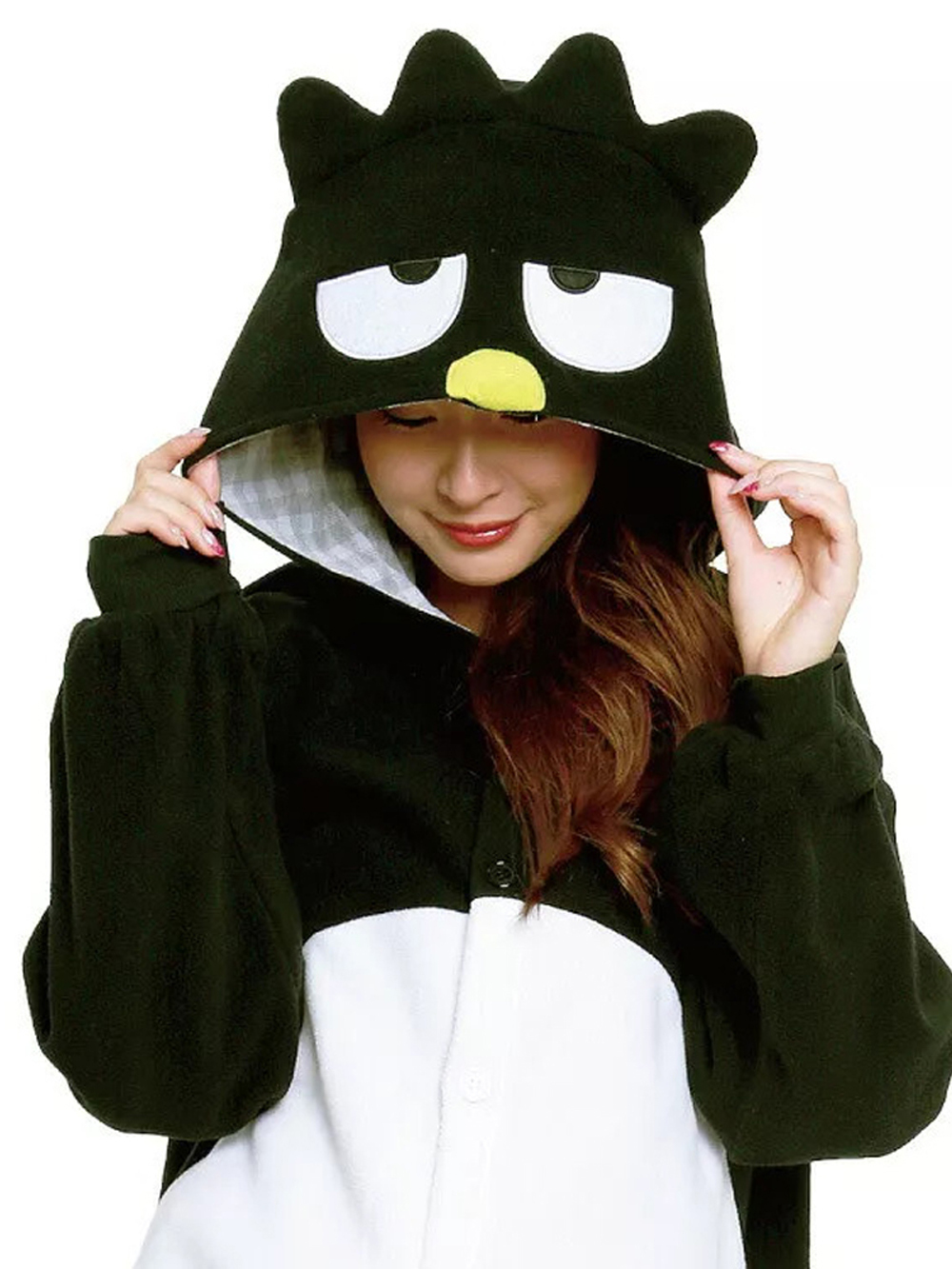 Sanrio Bad Badtz-Maru kigurumi Oajamas Onesies Costume For Adult