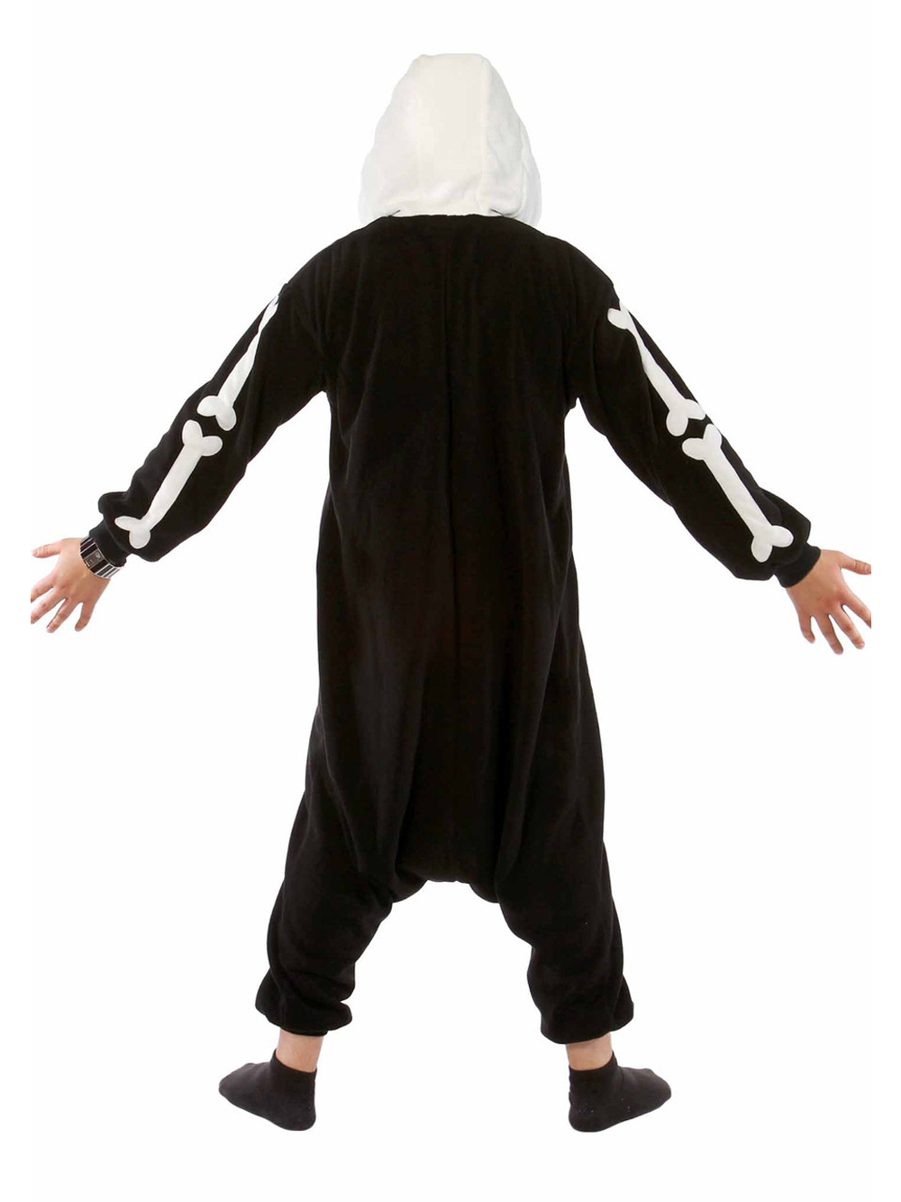 Skeleton Kigurumi onesie pajamas Costume for Adults