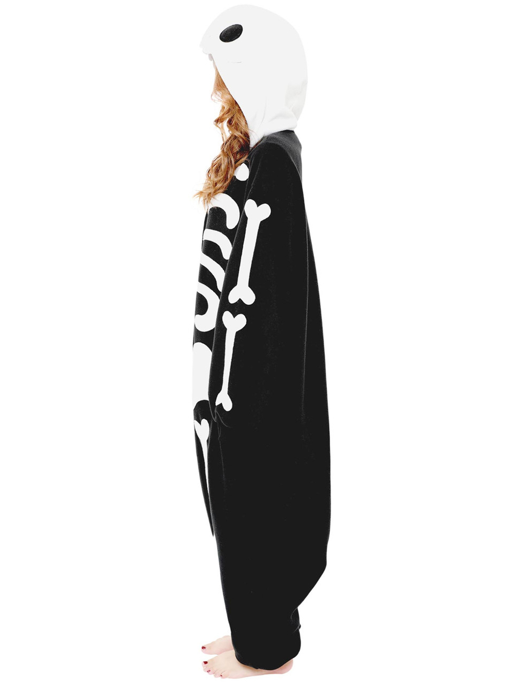 Skeleton Kigurumi onesie pajamas Costume for Adults