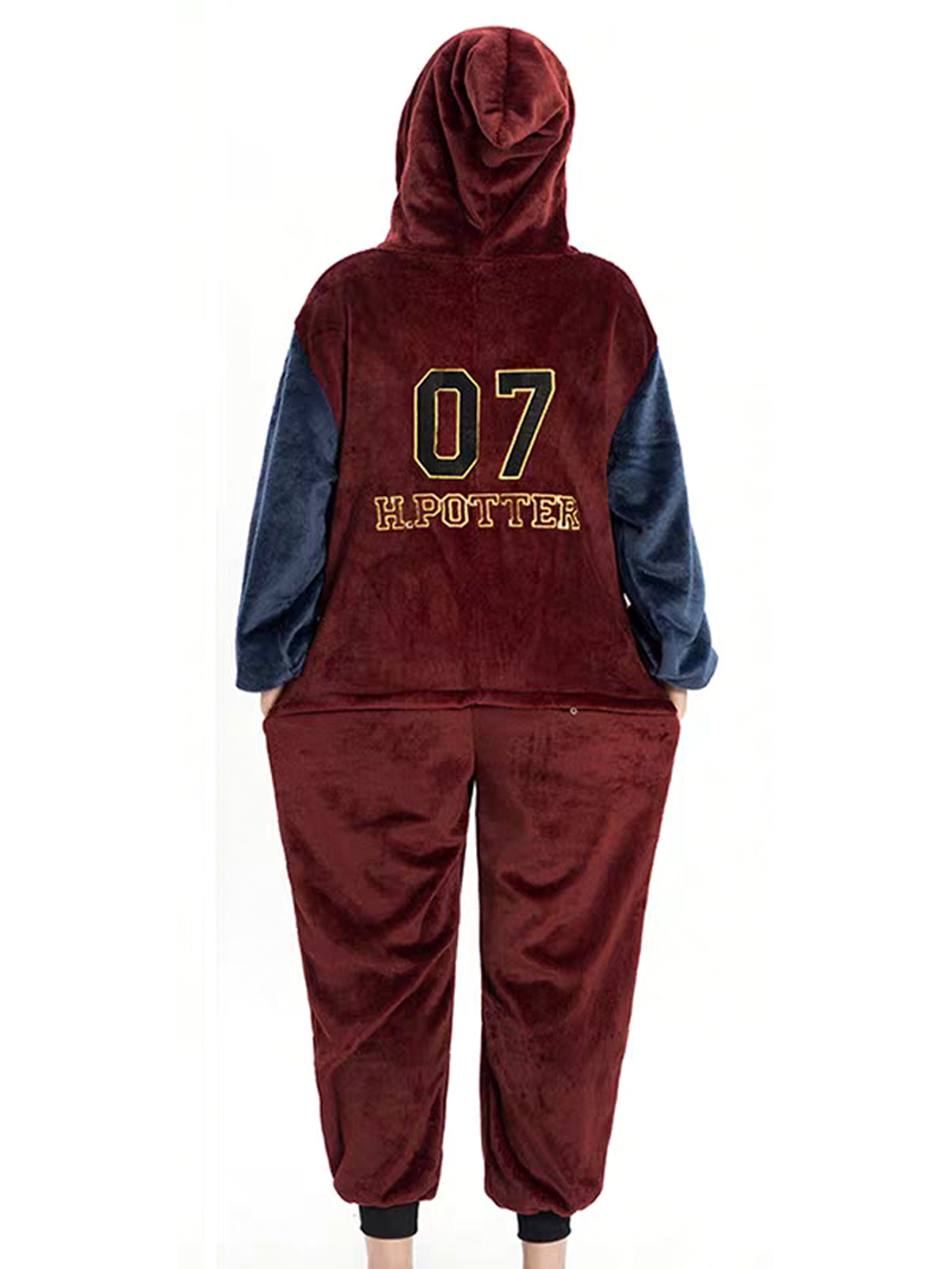 Brown Harry Potter Kigurumi Onesie Pajamas for Adult