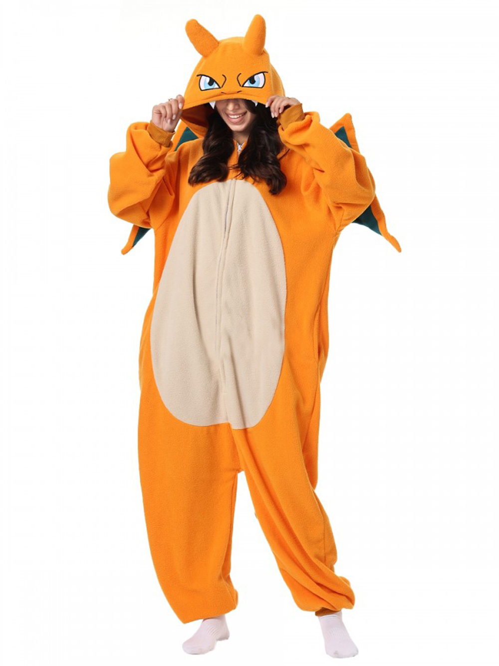Pokemon Charizard Kigurumi Onesie Pajamas Costume for adults