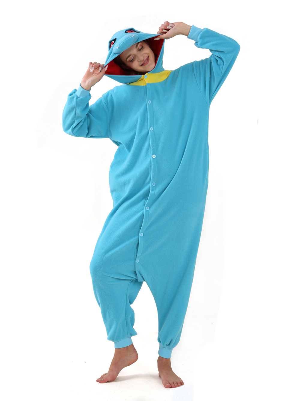 Totodile Kigurumi Onesies Anime Pokemon Pajamas Pyjamas Halloween Costume