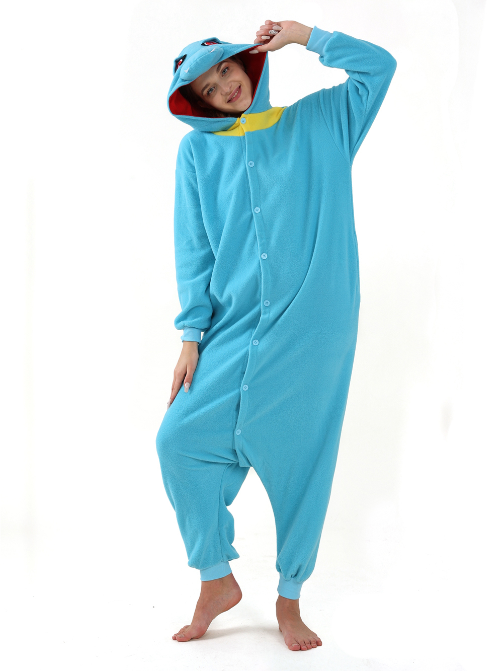 Totodile Kigurumi Onesies Anime Pokemon Pajamas Pyjamas Halloween Costume