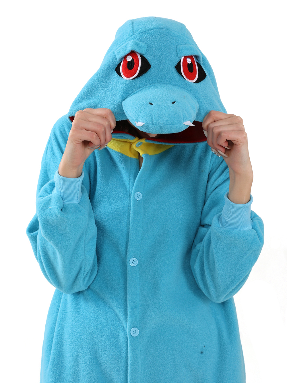 Totodile Kigurumi Onesies Anime Pokemon Pajamas Pyjamas Halloween Costume