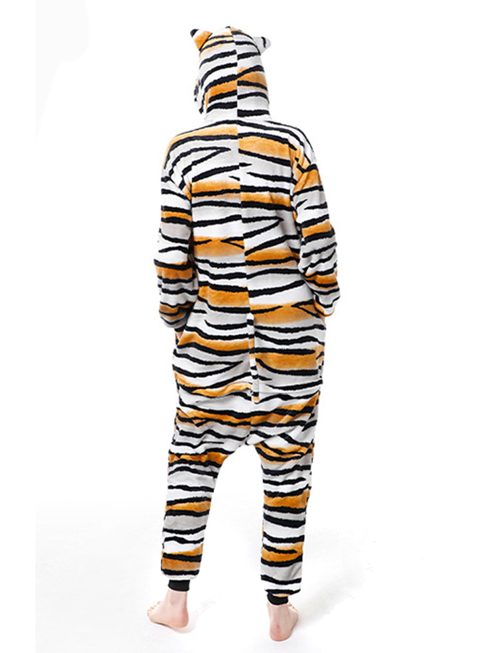 Adult New Tiger cat Kigurumi Onesies Pajamas Costume