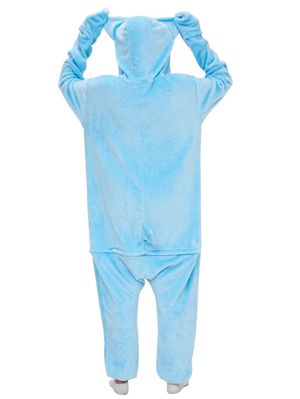 Pokemon Snorlax Kigurumi Pajamas Onesie Cartoon Anime Blue Flannel Jumpsuit Kigurumi Costumes