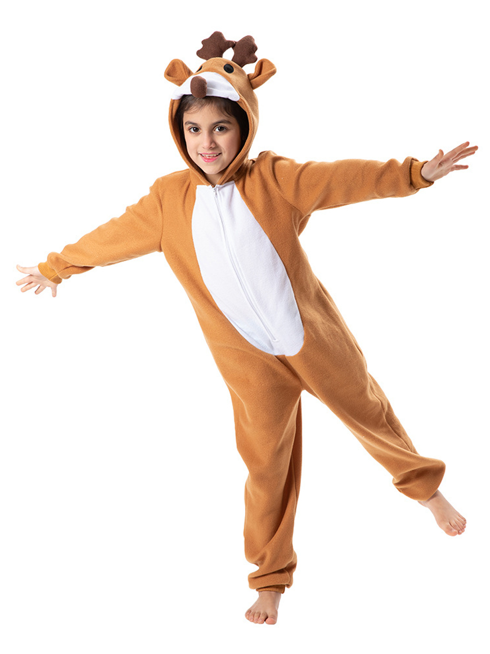 Christmas Elk Kigurumi Pajamas Party Stage Props Bar Horse Reindeer Suit
