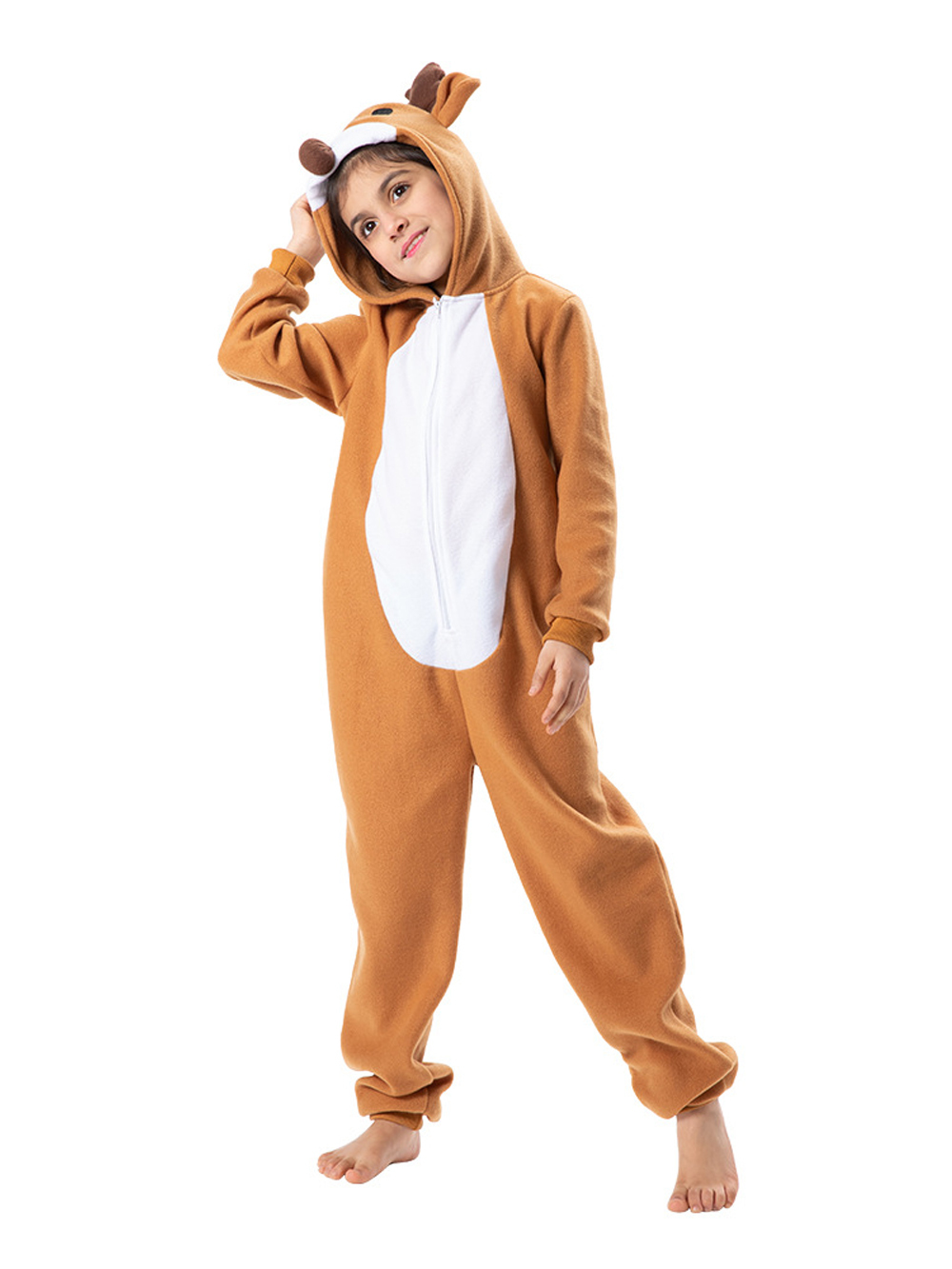 Christmas Elk Kigurumi Pajamas Party Stage Props Bar Horse Reindeer Suit