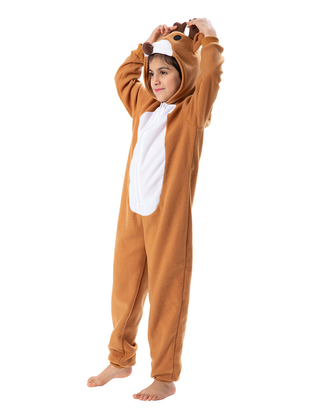 Christmas Elk Kigurumi Pajamas Party Stage Props Bar Horse Reindeer Suit