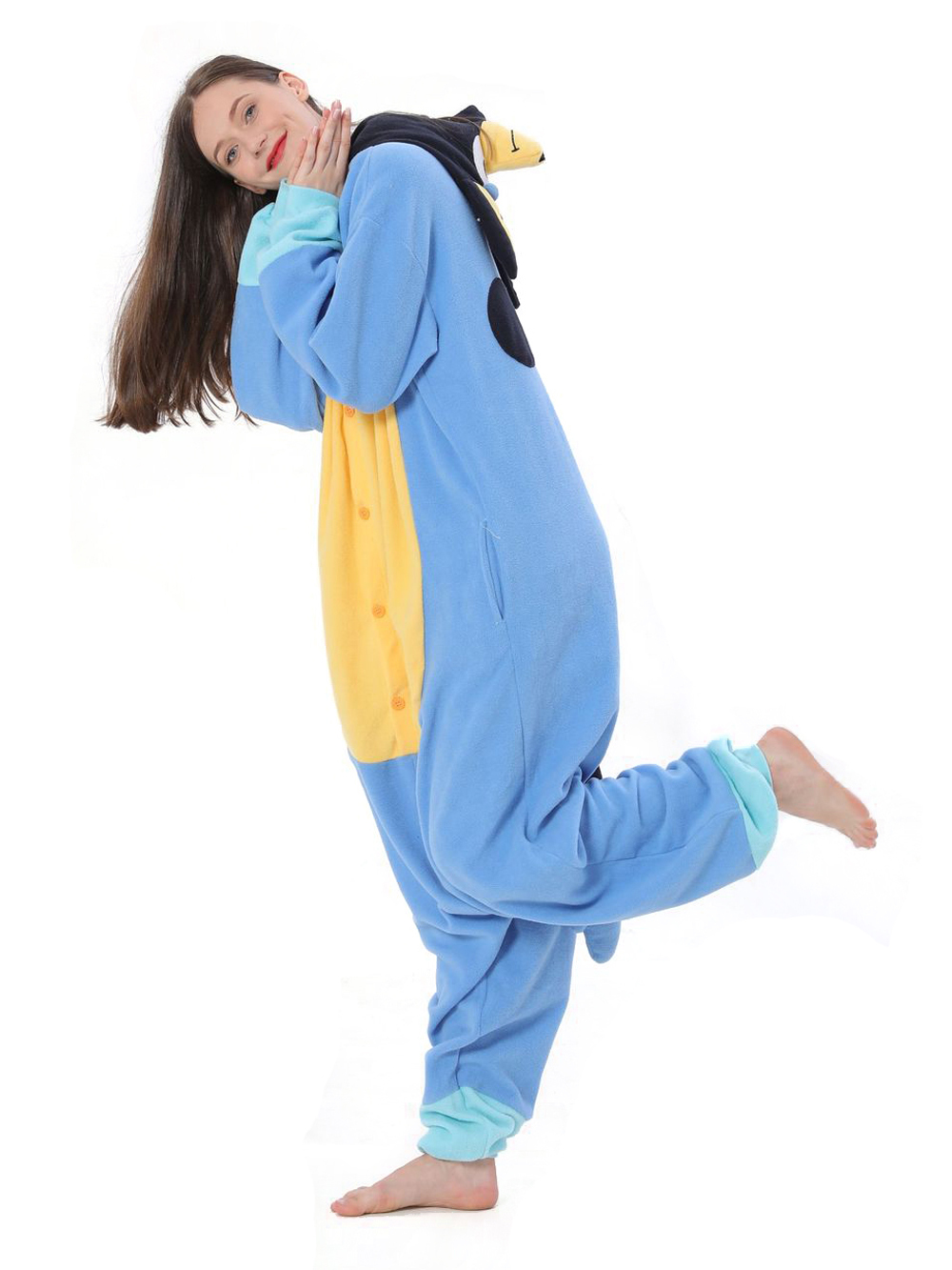 Bluey onesies Costume kigurumi onesies PJS clothes for girls Adult Outfit-PajamasFun