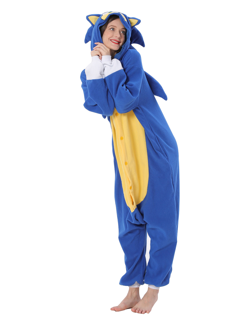 Sonic the Hedgehog kigurumi onesies anime pajamas pyjamas Halloween Costume-PajamasFun