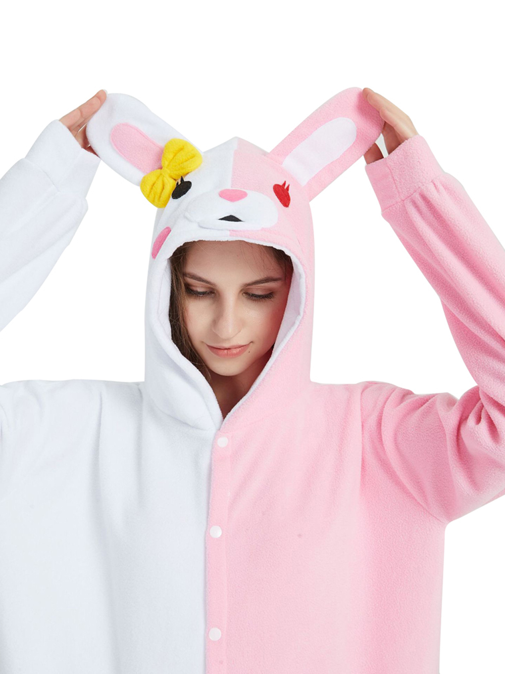 Monomi kigurumi onesies Danganronpa pajamas pyjamas Halloween Costume-PajamasFun
