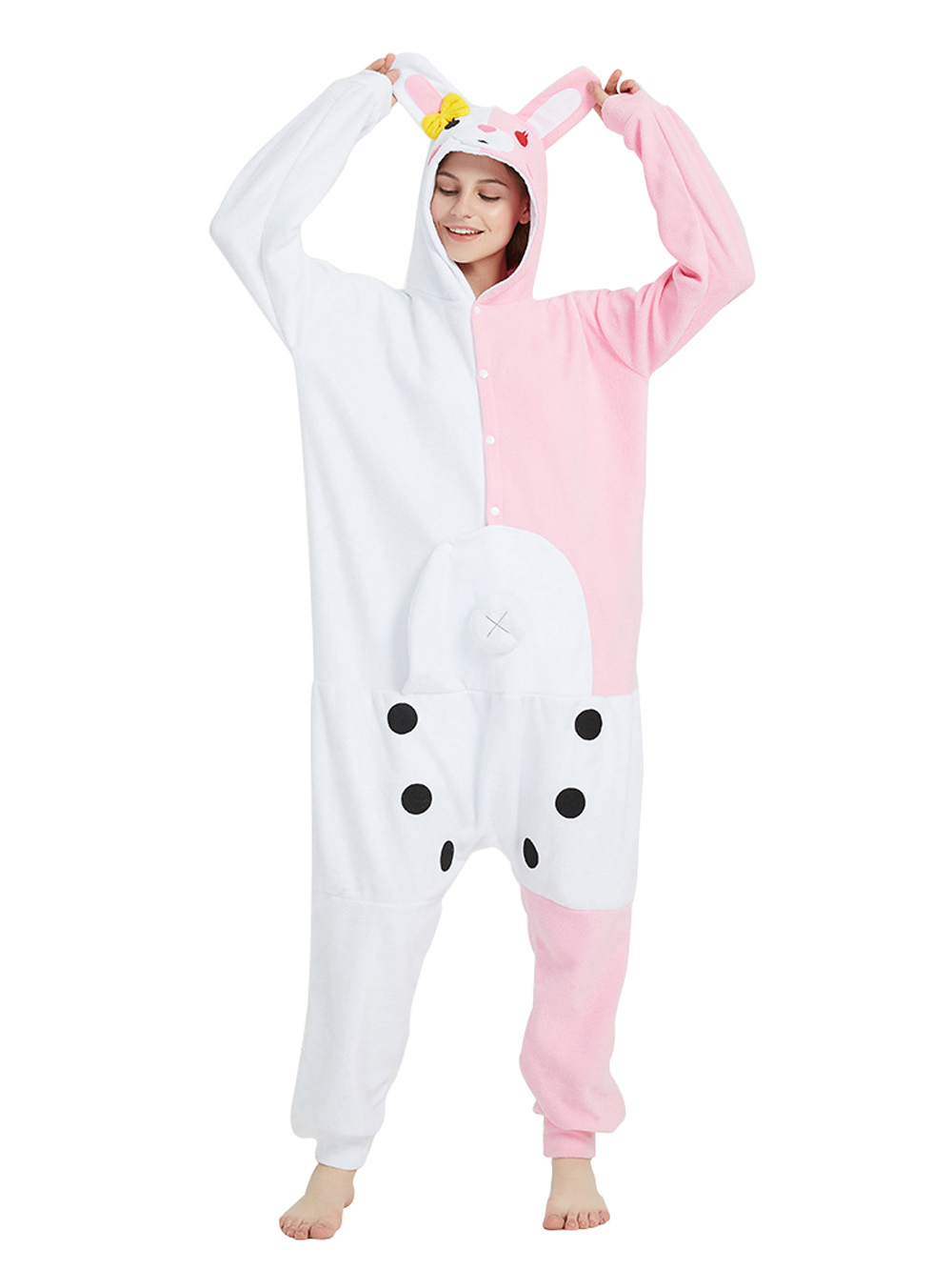 Monomi kigurumi onesies Danganronpa pajamas pyjamas Halloween Costume-PajamasFun