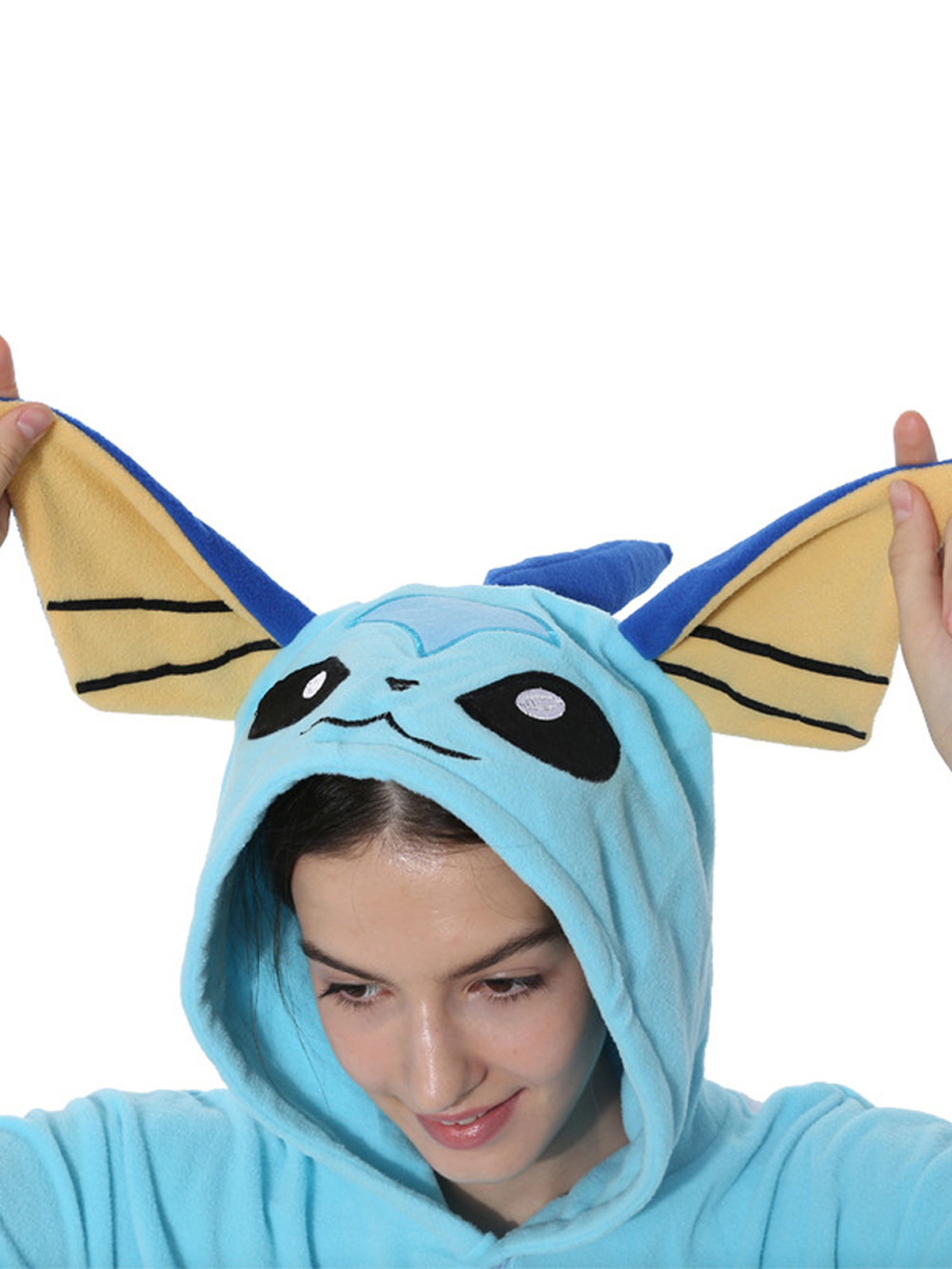 Pokémon Vaporeon Eevee Evolution Kigurumi onesies Costume Cartoon Halloween Pajamas