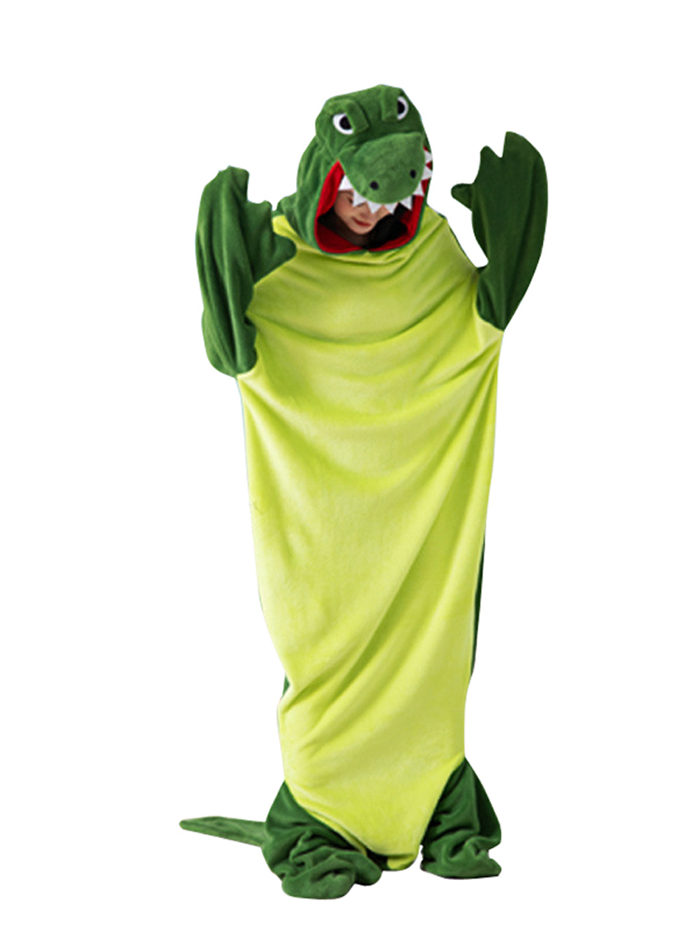 Crocodile Animal kigurumi onesies Costume Cozy Fleece Pajama Robe