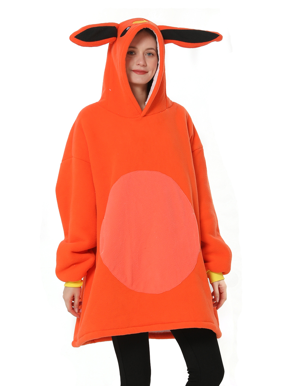 Pokémon Flareon Keep Warm Hoodie Wearable Costume Cozy Cartoon Lazy TV Blanket