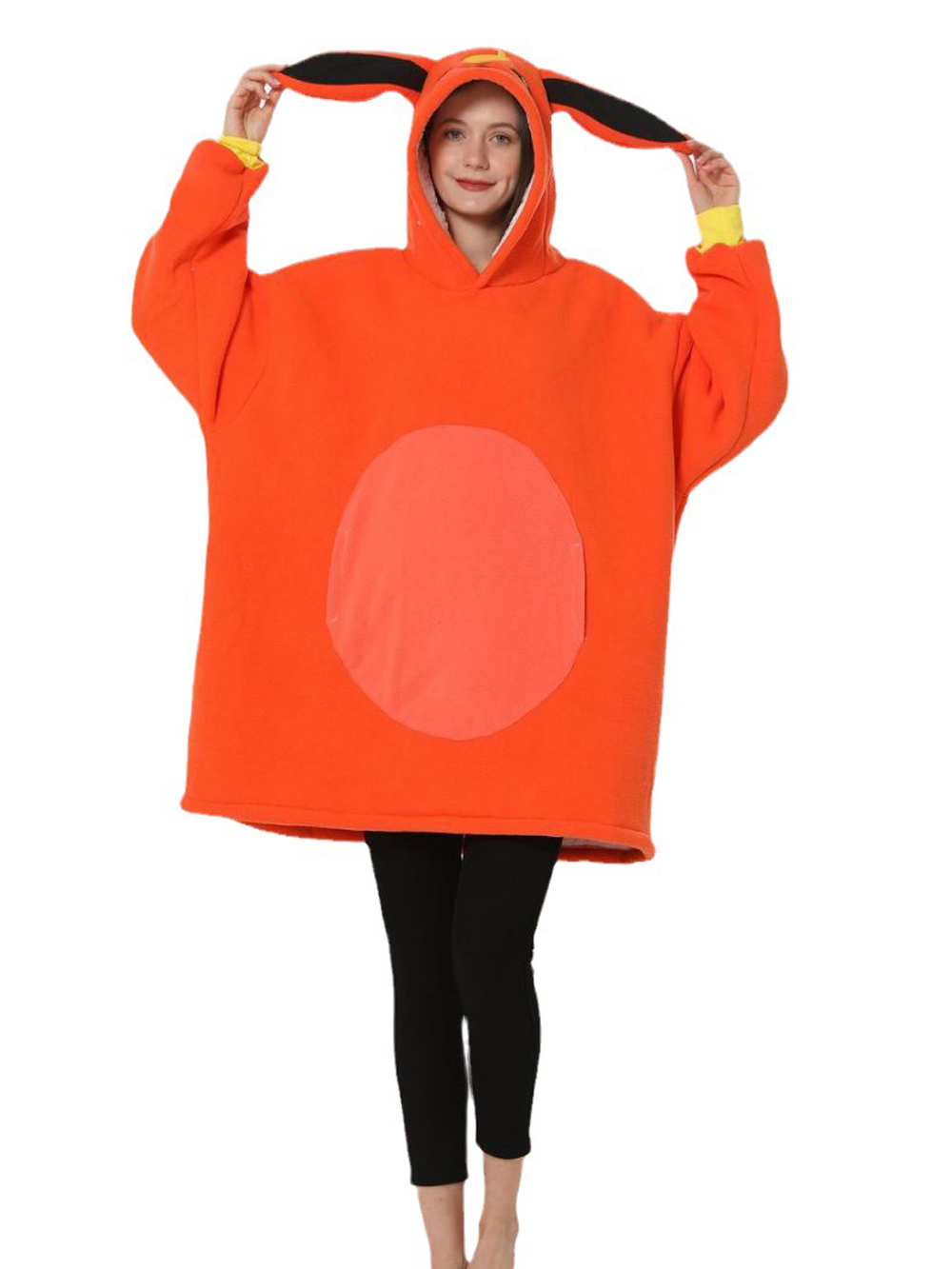 Pokémon Flareon Keep Warm Hoodie Wearable Costume Cozy Cartoon Lazy TV Blanket