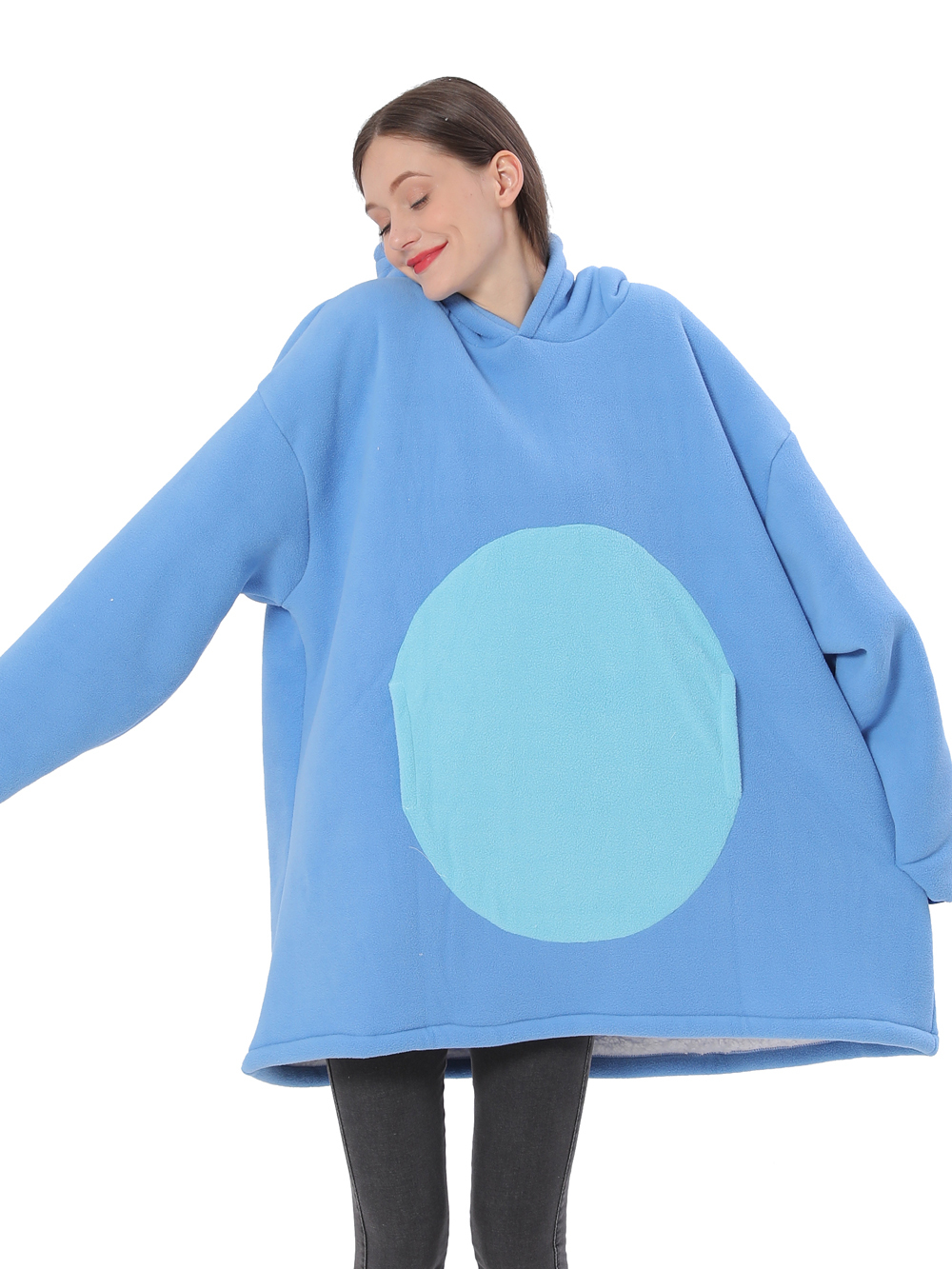 Lilo Stitch Blue Stitch Keep Warm Cosplay Costume Cozy Cartoon Lazy TV Blanket