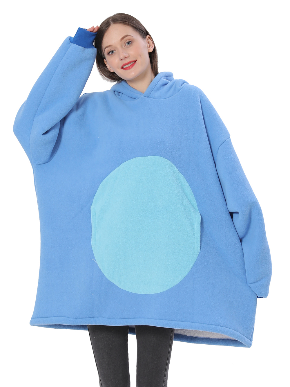 Lilo Stitch Blue Stitch Keep Warm Cosplay Costume Cozy Cartoon Lazy TV Blanket