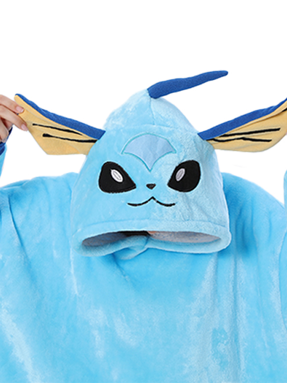 Pokémon Vaporeon Hoodie Wearable Costume Keep Warm Cozy Lazy TV Blanket