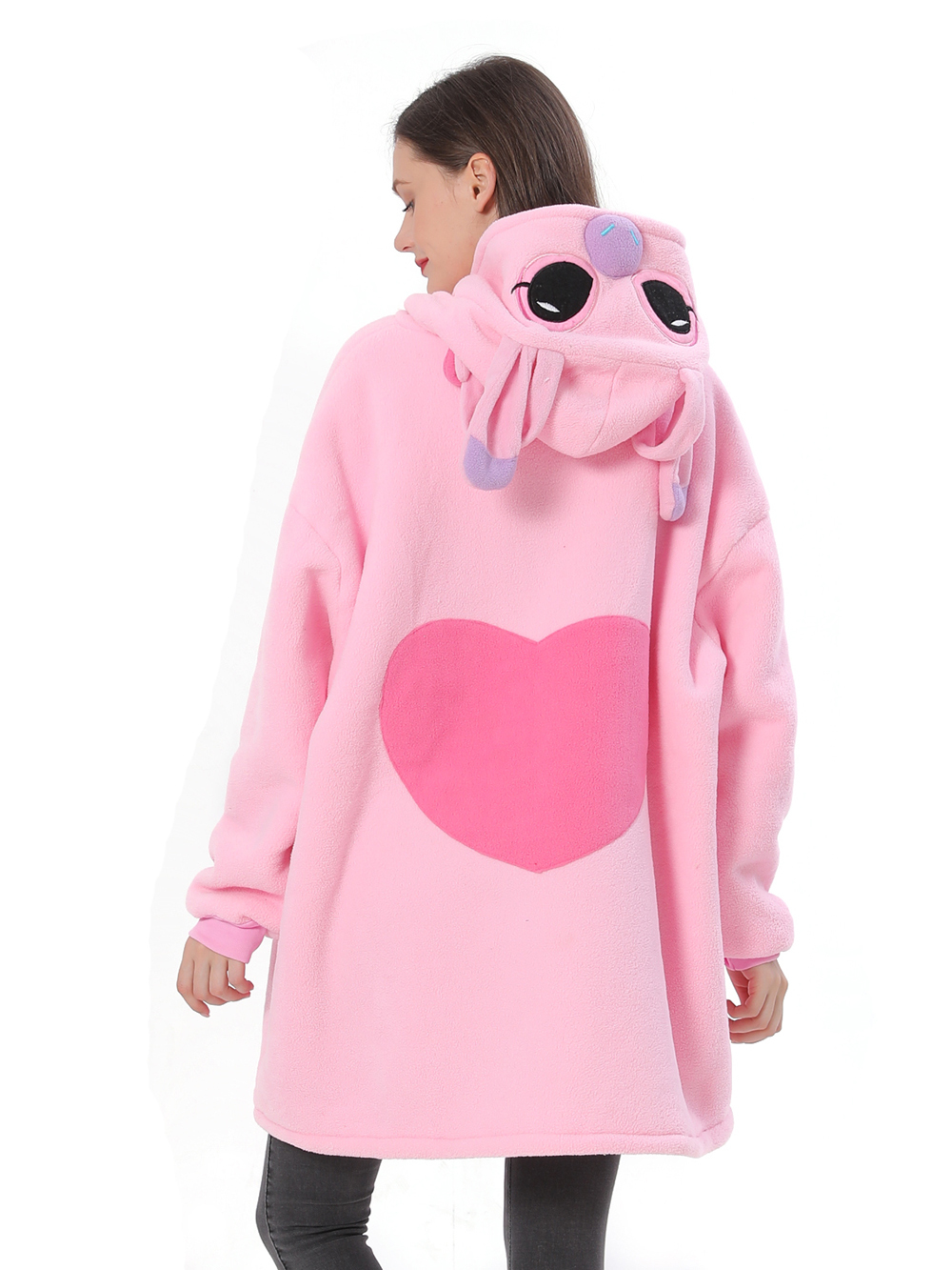 Lilo Stitch Pink Stitch Keep Warm Cosplay Costume Cozy Cartoon Lazy TV Blanket