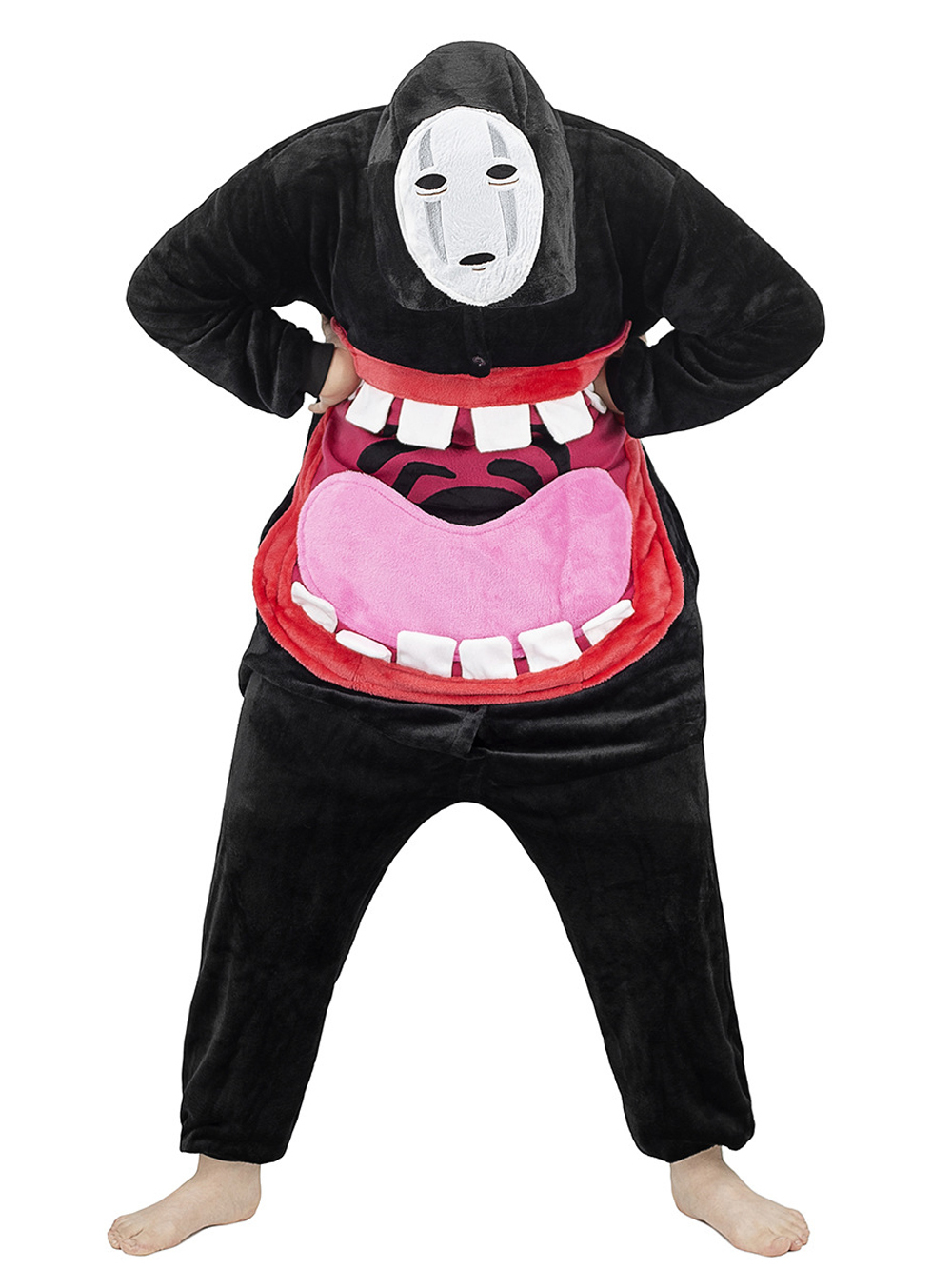 Shop Sale Cheap Anime Spirited Away Pajamas Anime Kigurumi Adult Unisex Onesie Flannel Sleepwear-NKCOS