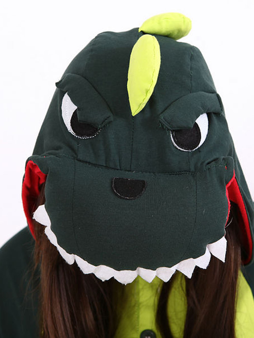Green Dinosaur Pajamas Animal Onesie Costume Kigurumi Adult