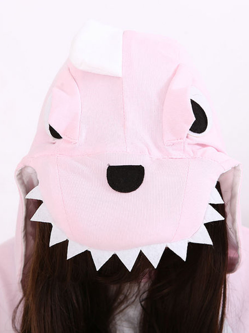 Pink Dinosaur Pajamas Animal Onesie Kigurumi Short Sleeve